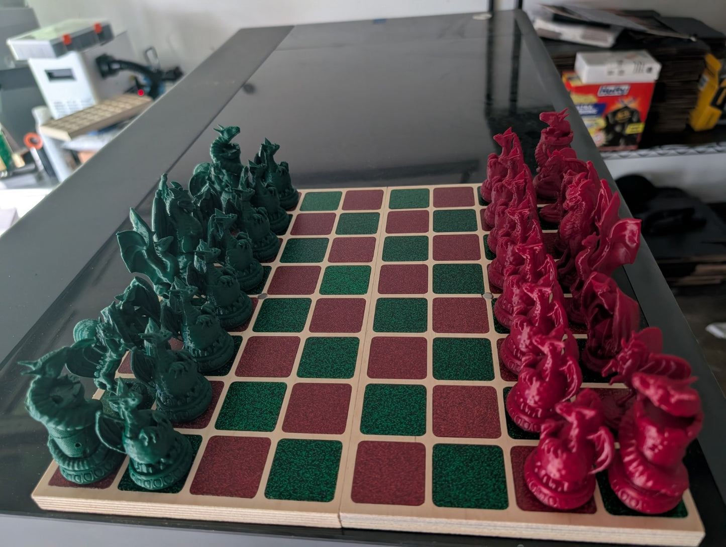 Prototype - Fantasy Dragon Chess Set