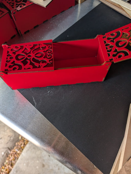 Prototype — Decorative Red Storage Box