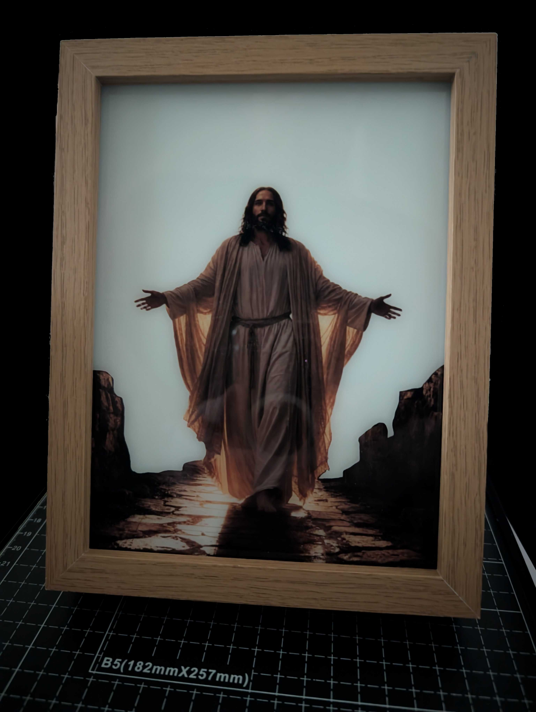 Jesus Illuminated Light Box